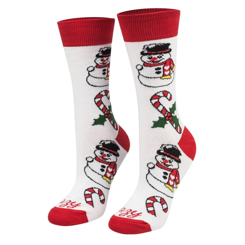 Ponožky Vianočný mix biely